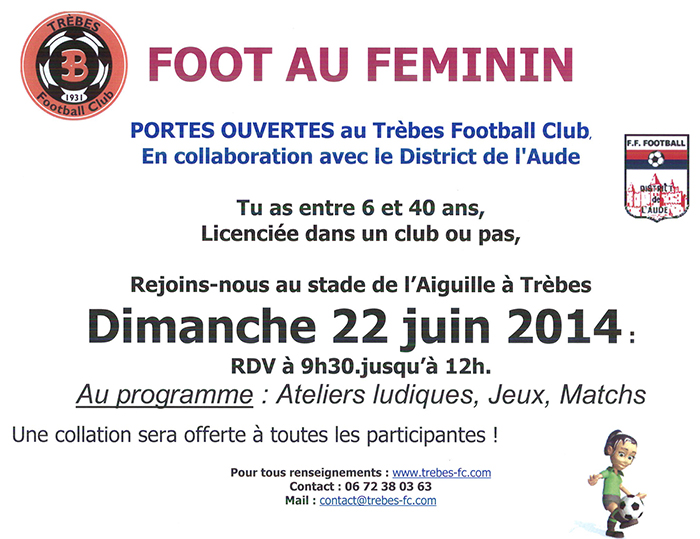 Affiche foot fille juin2014