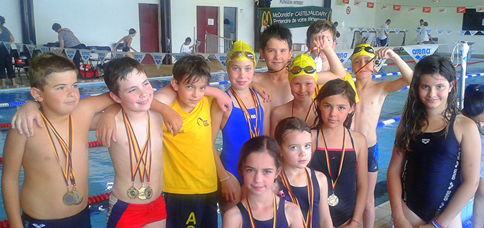 Aqua Club Trèbes Poussins et Avenirs 2014