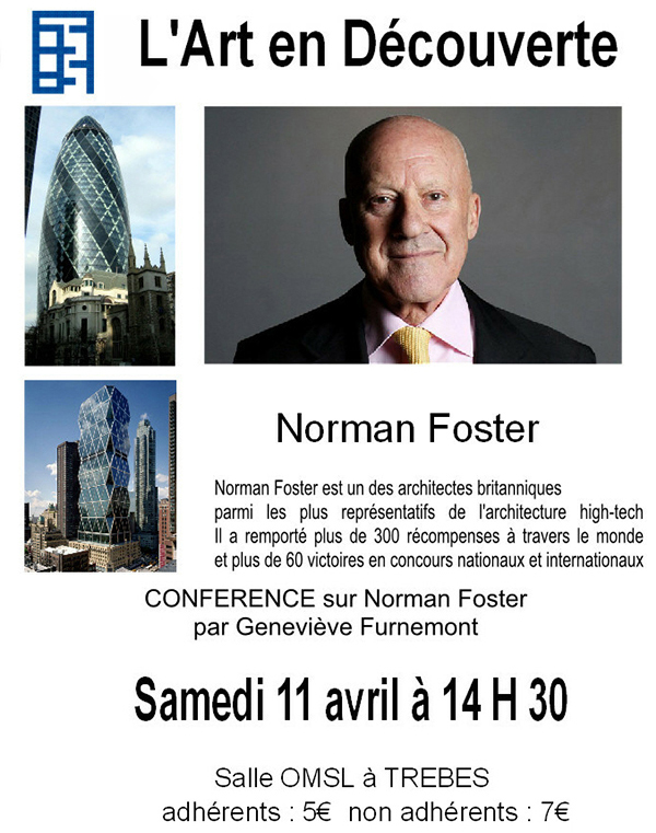 Art en découverte conference Normanfoster avril 2015-b