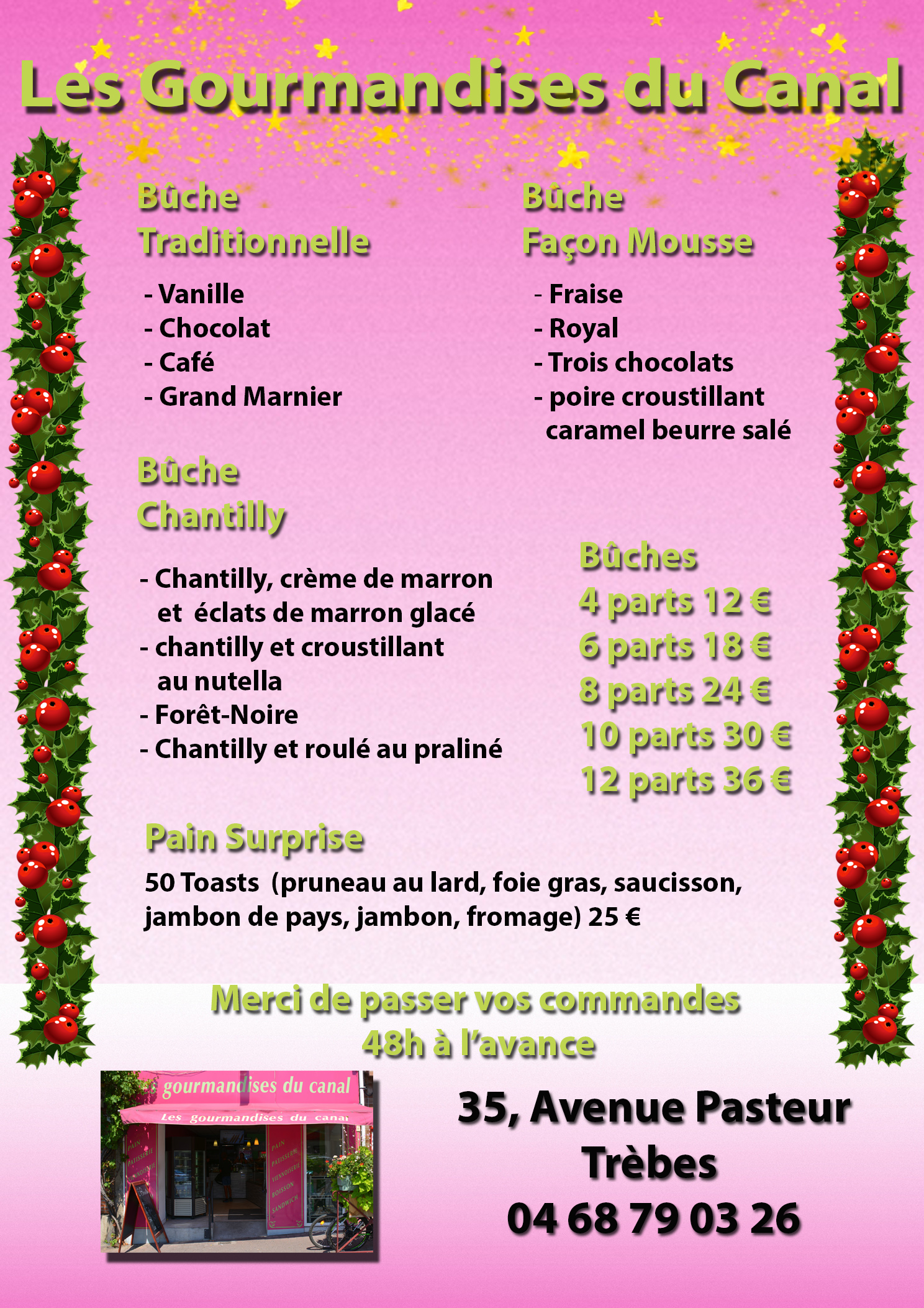 gourmandises du canal noel 2015 -b