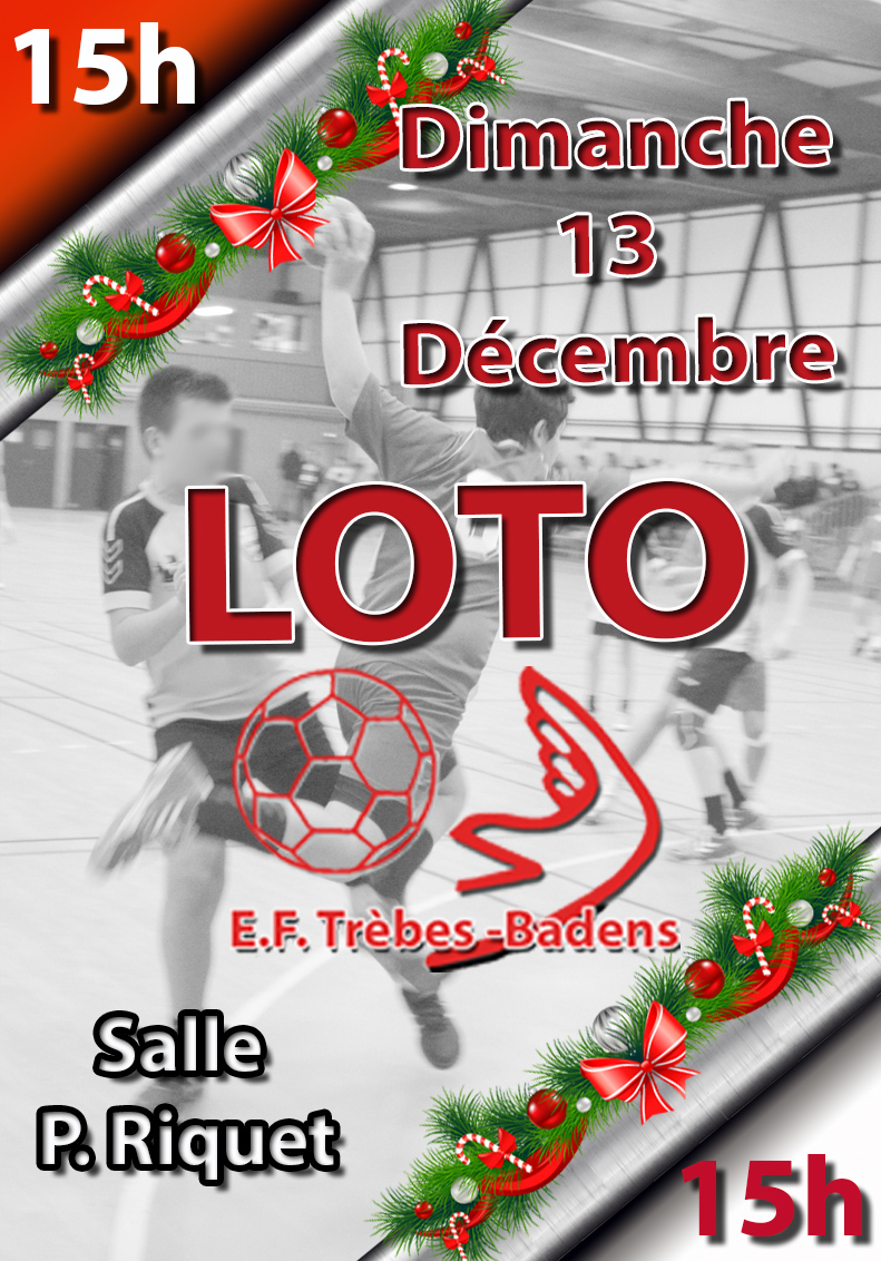 hand affiche loto