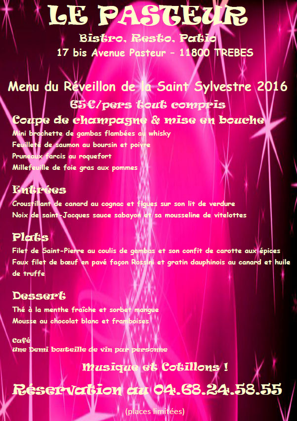 pasteur reveillon menu dec2015