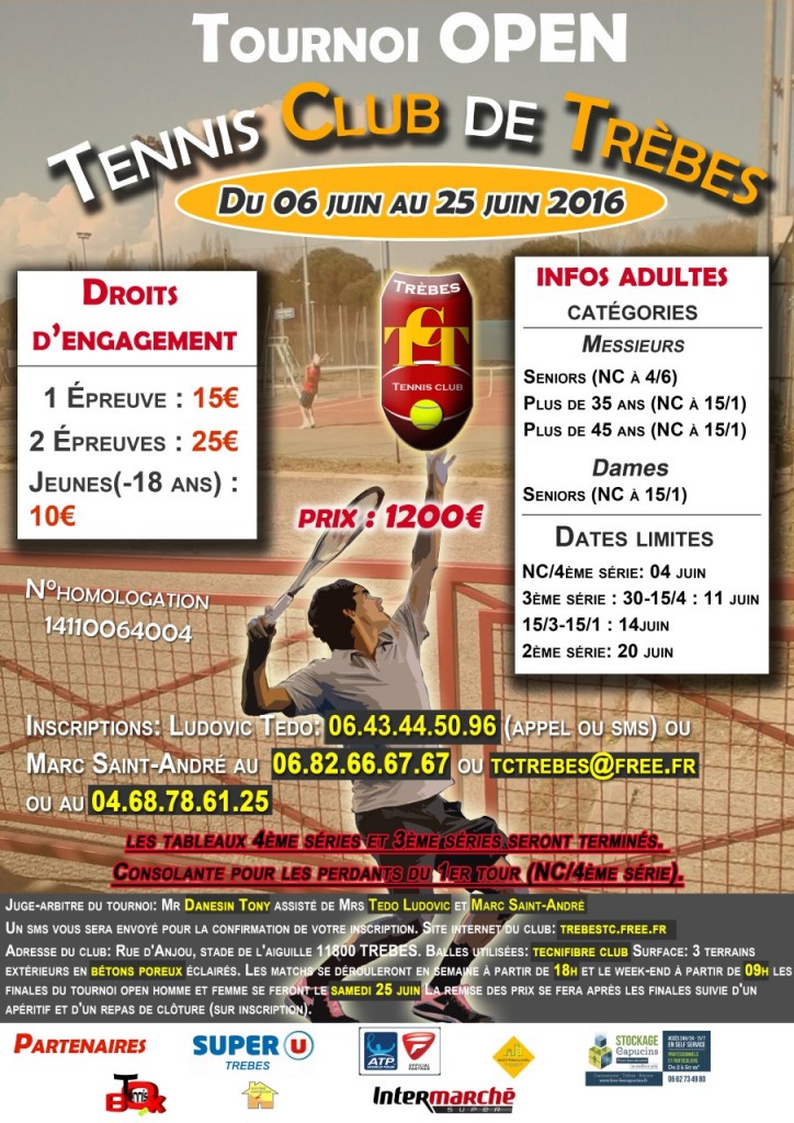 Tennis affiche tournoi-2016