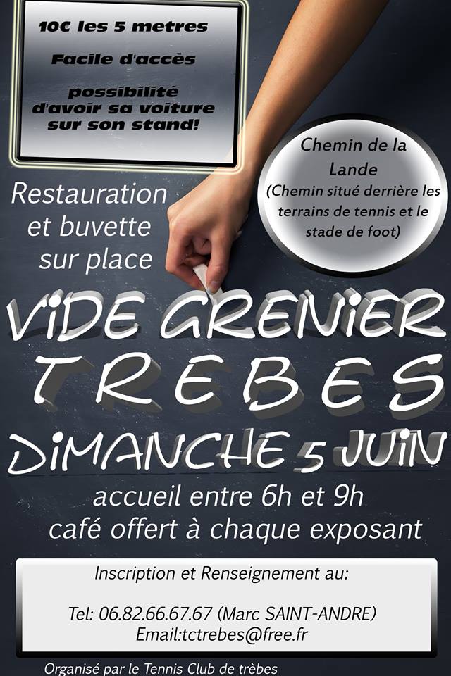 vide grenier Tennis juin2016