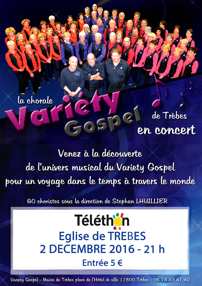 Affiche telethon variety2