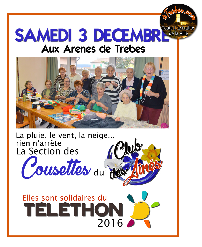 ainés cousettes Téléthon