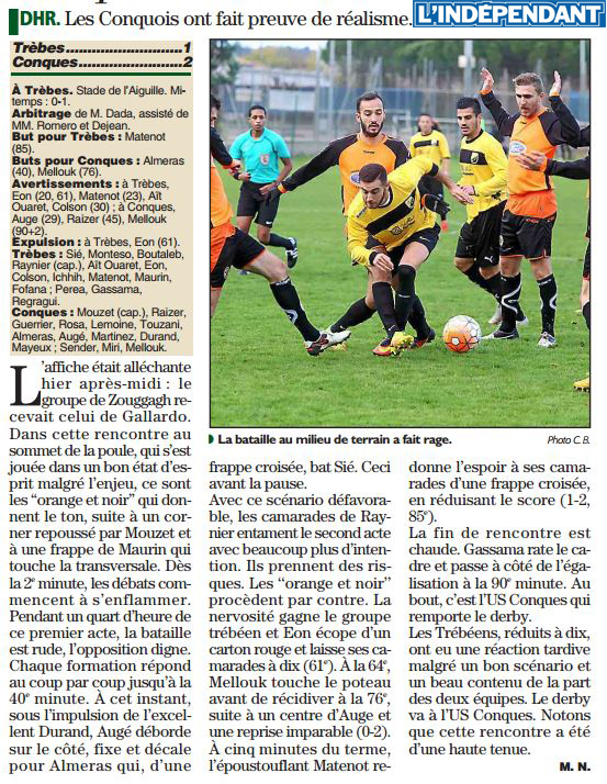 foot  tfc conques nov2016