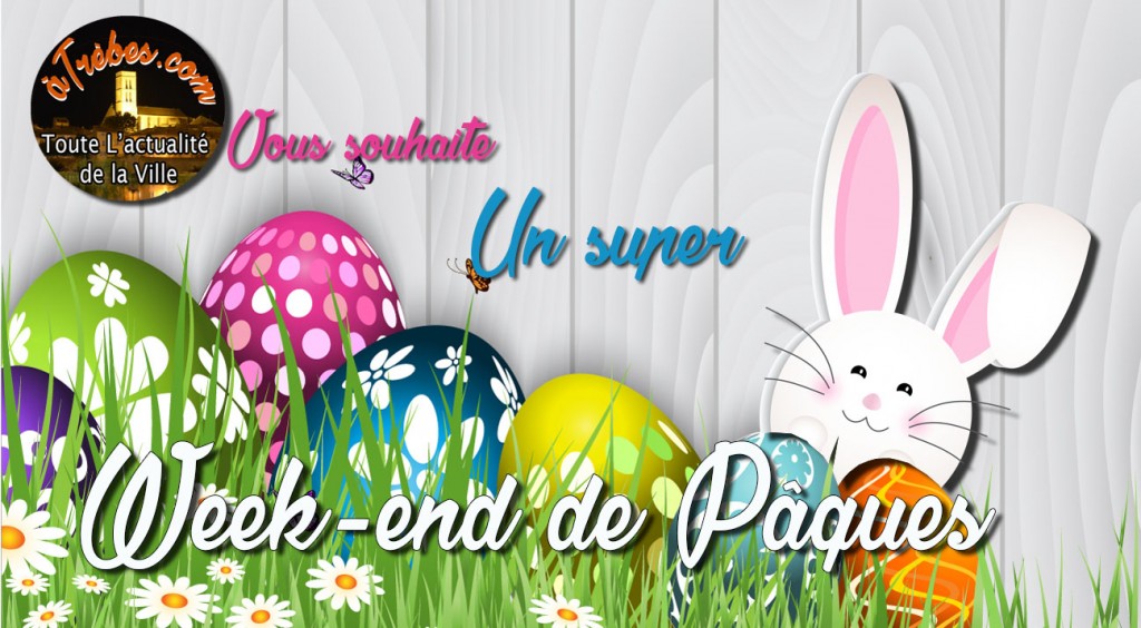 Easter eggs against a wooden background