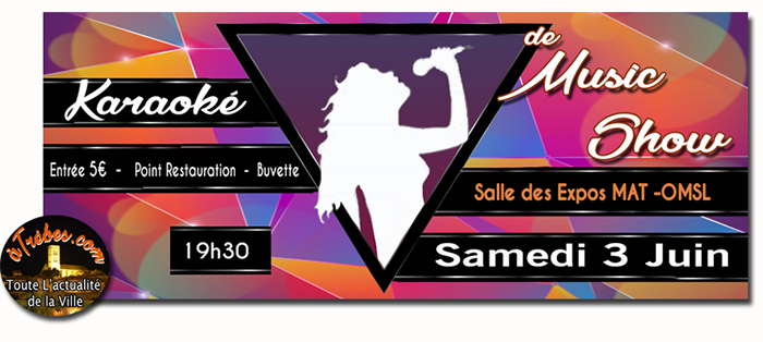 music show karaoké juin trèbes