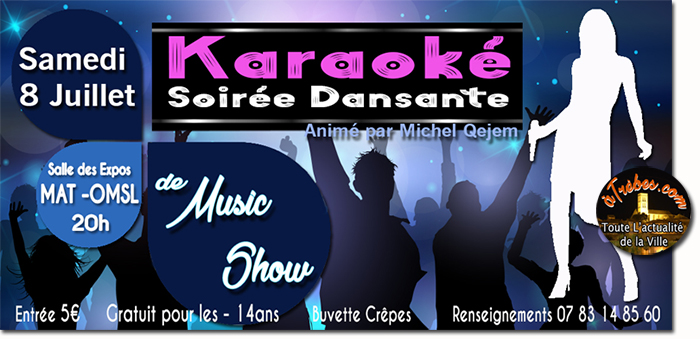 music show karaoké juillet2017 Trèbes