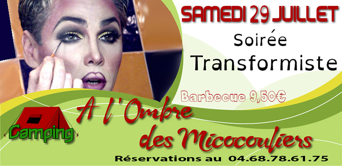 camping soirées transformiste