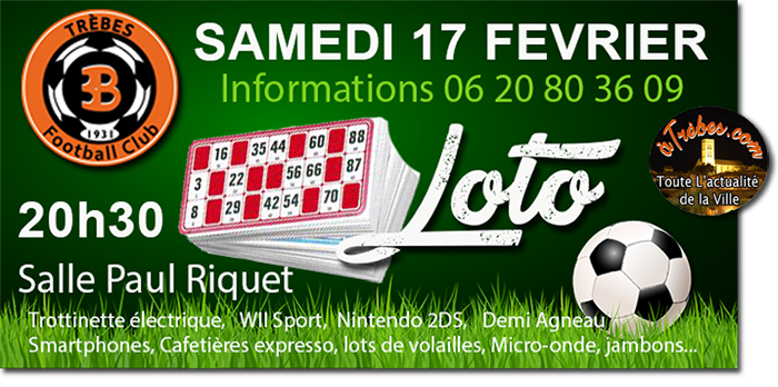 Foot loto fev 2018 Trèbes