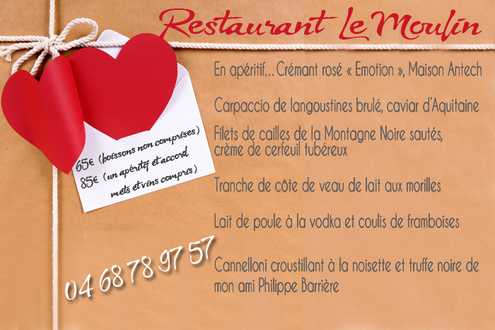 moulin menus st val 2018