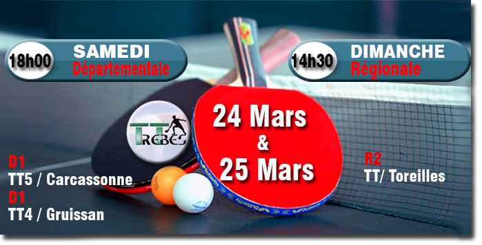 TT annonce 24&25 mars