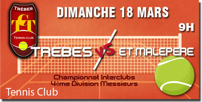 Tennis annonce 18 mars