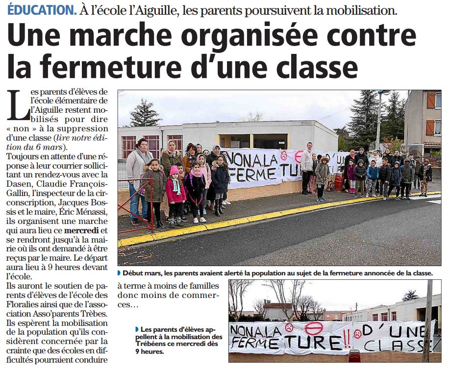 aiguille mobilisation marche