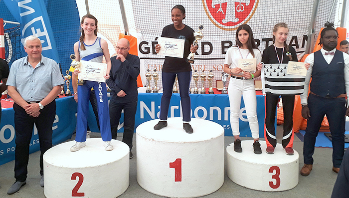 savate trèbes  éva Podium