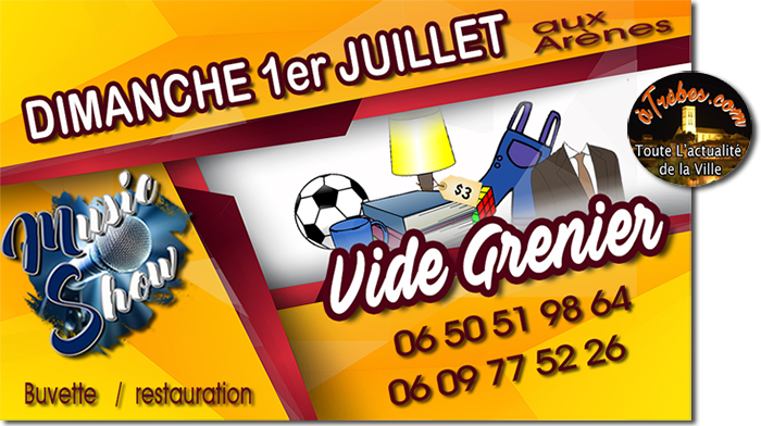 vide grenier juillet 2018 Trèbes