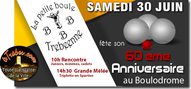 Pétanque  60e anniversaire 2018