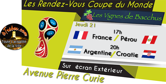 bacchus coupe du monde 2018 21 juin Trèbes