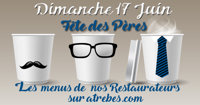 menus fete des pères  2018