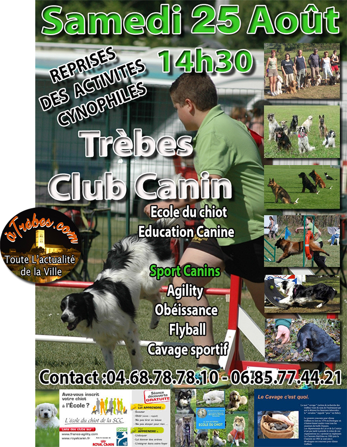 Samedi 25 Août 2018 canin Trèbes