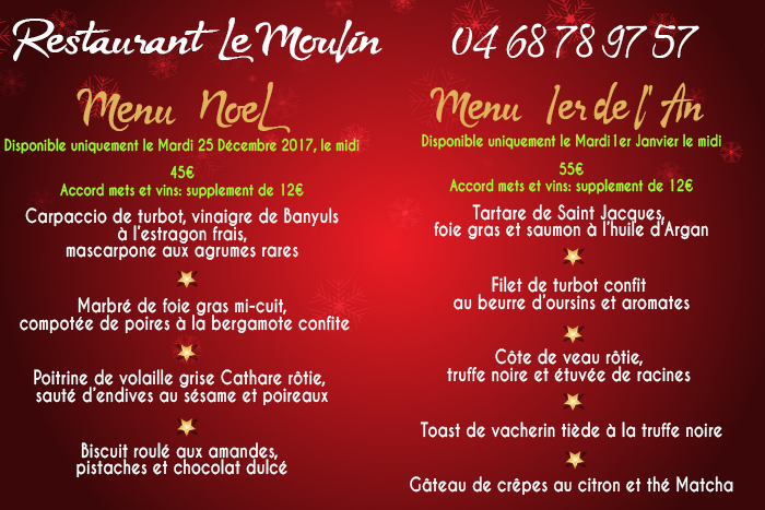 moulin menus fetes2018