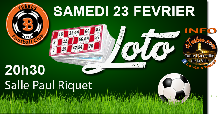 Foot Trèbes  loto fev 2019