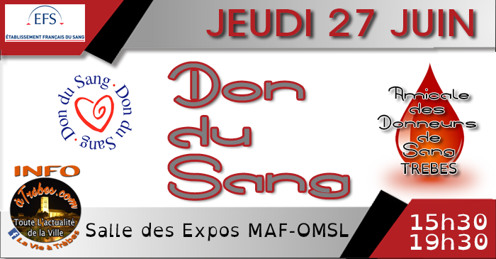 don du sang 27 juin2019