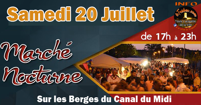 marché nocturne 2019 Trèbes