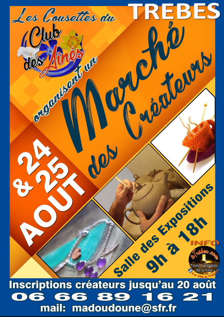 marché créateurs version pour afficher hors Trèbes atrebes