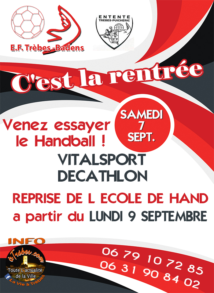 rentree hand Trèbes 2019