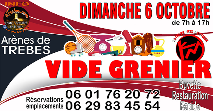 Krav vide grenier oct2019 Trèbes