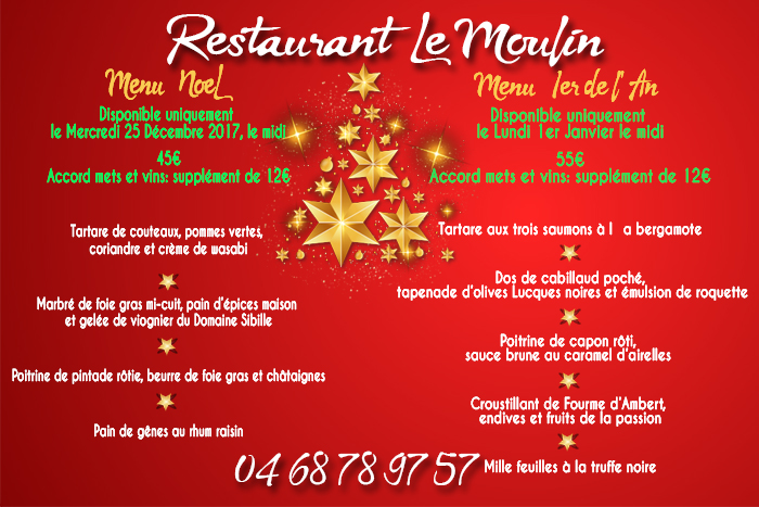 moulin menus fetes2019